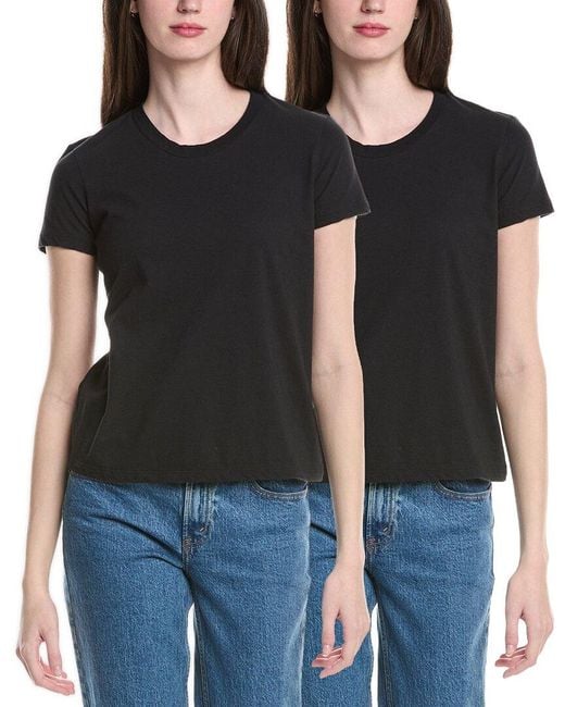 James Perse Black 2Pk Little Boy T-Shirt