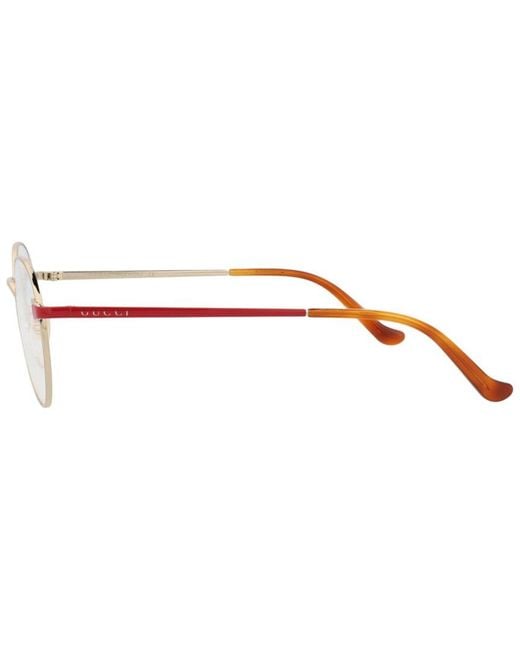 Gucci White 47Mm Optical Frames