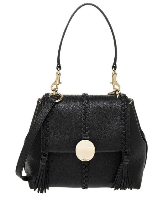 Chloé Black Penelope Small Leather Shoulder Bag