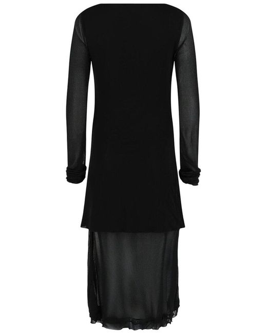 Ferragamo Black Day Dress