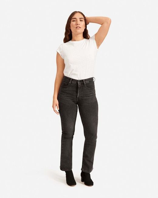 Everlane White The Authentic Stretch Skinny Bootcut Jean
