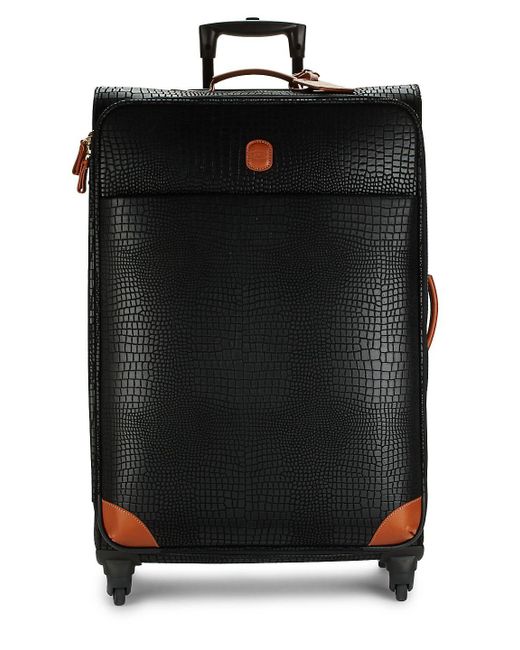 Bric's Black My Safari 20" Wide Body Expandable Spinner for men