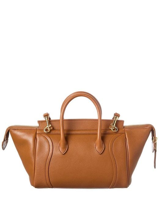Céline Brown Leather Shoulder Bag