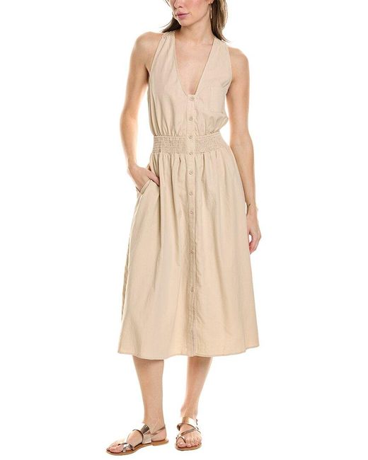 ANNA KAY Natural Tamara Linen-blend Dress