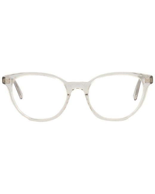 Saint Laurent White Sl589 52Mm Optical Frames