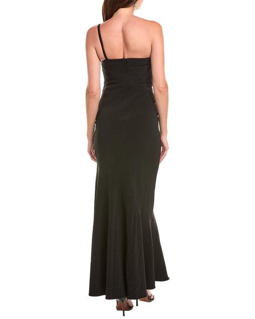 Halston Heritage Black Sybil Gown