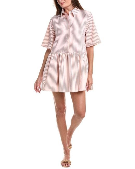 Marion Pink Colorblock Stripes