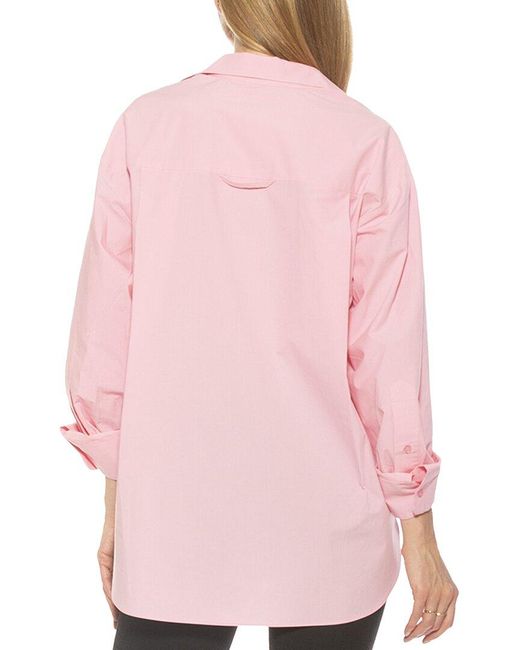 Alexia Admor Pink Amber Shirt