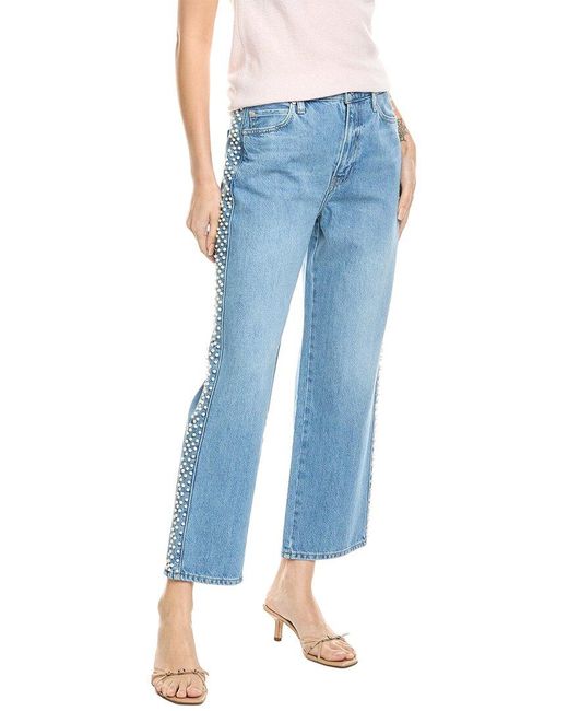 FRAME Blue Atelier Le Jane Daylight Pearl Crop Jean