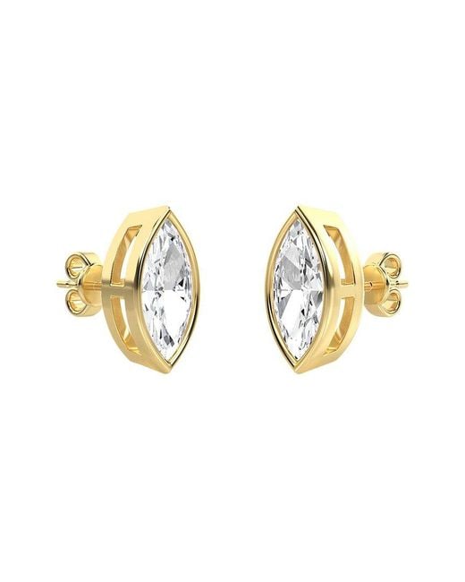 Diana M Metallic Diana M. Fine Jewelry 14k 1.08 Ct. Tw. Lab Grown Diamond Studs