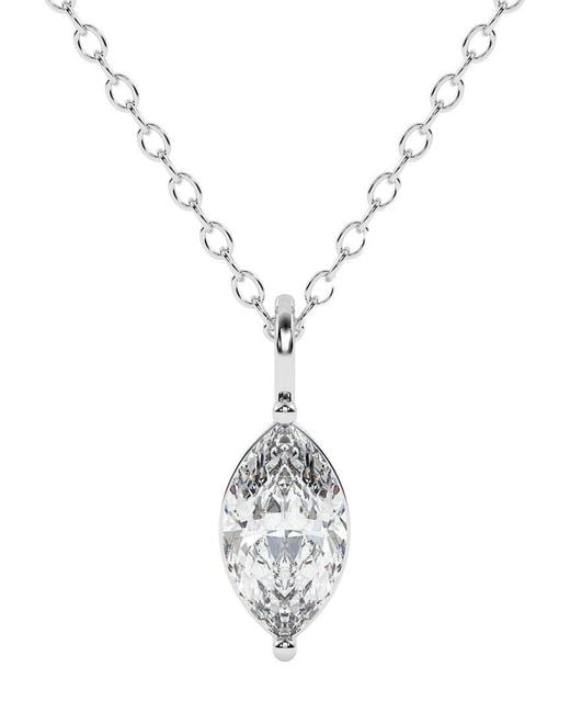 Lab Grown Diamonds Metallic 14k 0.75 Ct. Tw. Lab-grown Diamond Necklace