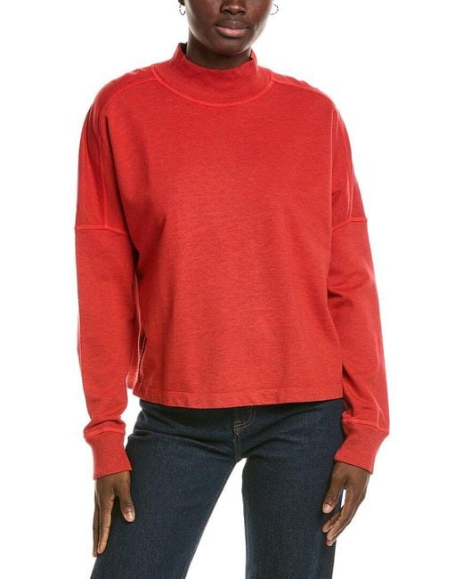Michael Stars Red Mila Sweatshirt