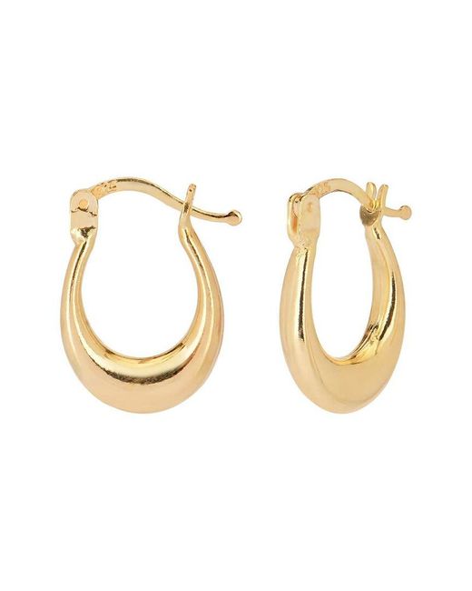 Gabi Rielle Metallic Rise Above The Crowd Collection 14k Over Silver Cz Hoops