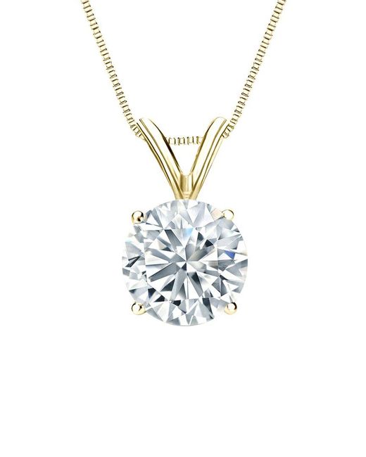 Sabrina Designs Lab Grown Diamonds White 14K 1.50 Ct. Tw. Lab-Grown Diamond Solitaire Necklace