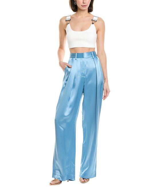 Staud Blue Luisa Pant