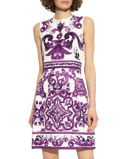 Linda Charm Purple Mini Dress