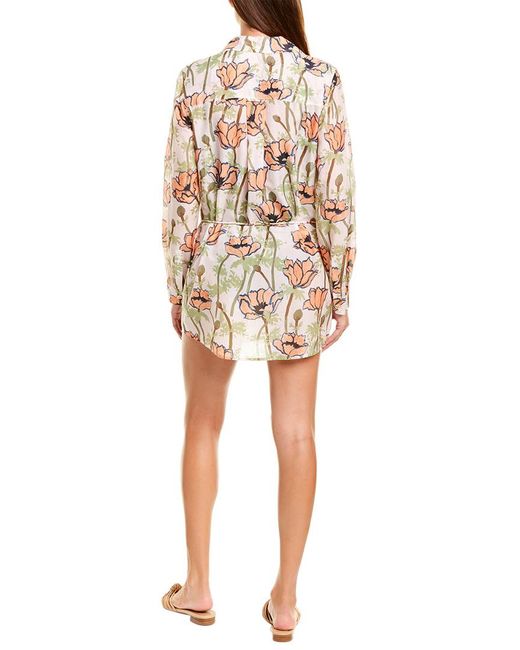 tory burch printed beach tunic