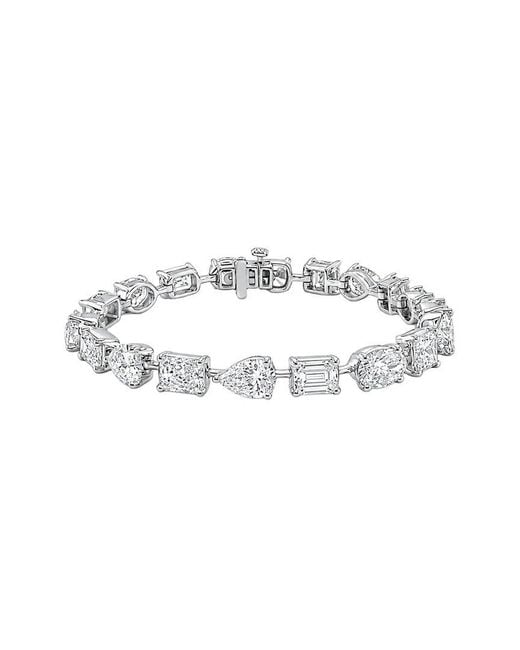 Lab Grown Diamonds White 14K 19.25 Ct. Tw. Lab-Grown Diamond Fashion Bracelet