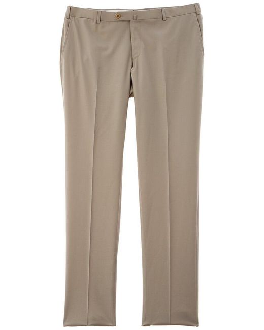Isaia Natural Wool Trouser for men