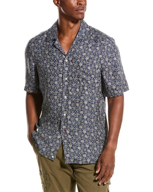 Isaia Gray Silk Shirt for men