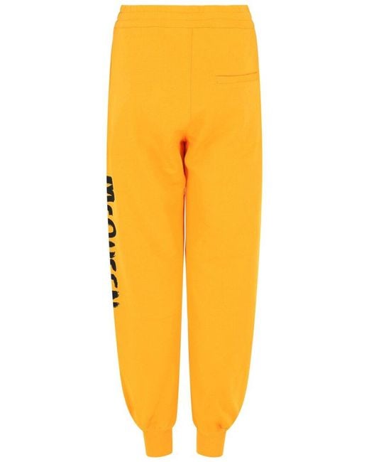 McQueen Yellow Graffiti Logo Jogger