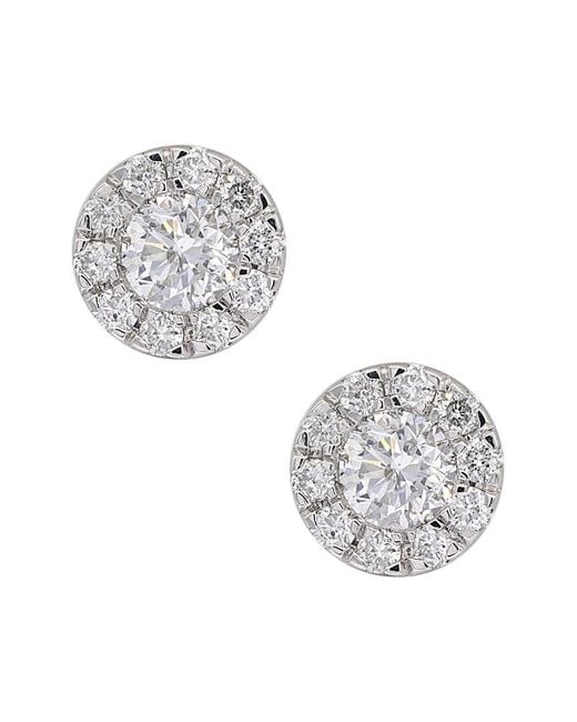 Diana M Metallic Fine Jewelry 14k 0.75 Ct. Tw. Diamond Studs