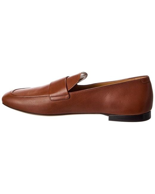 Ferragamo Brown Gedeone Leather Loafer for men