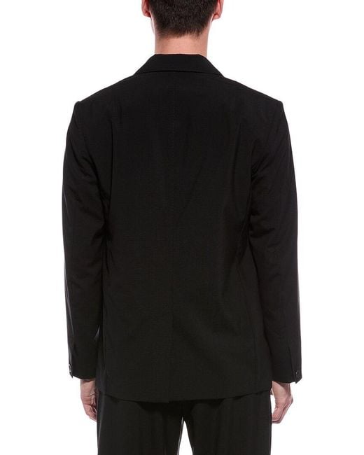 Rag & Bone Black Butler Ripstop Wool-Blend Blazer for men