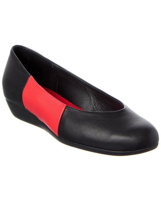 Arche Red Onyele Leather Flat