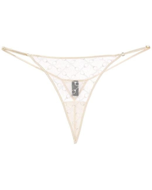 Kiki de Montparnasse White Handcuff G-String