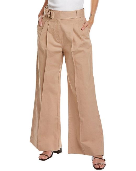 Ulla Johnson Natural Pleated Pant
