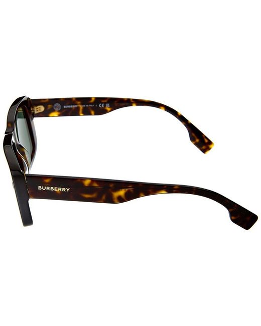 Burberry Black Unisex Jarvis 55mm Sunglasses