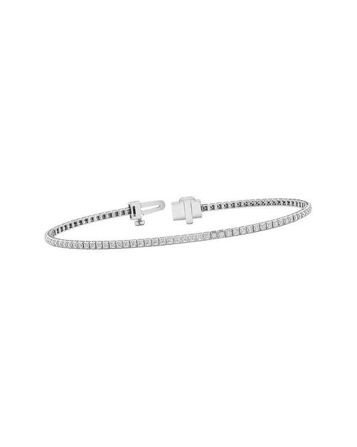 Lab Grown Diamonds White 14K 0.93 Ct. Tw. Lab-Grown Diamond Tennis Bracelet