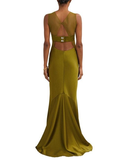 Reiss Green Opi Dress