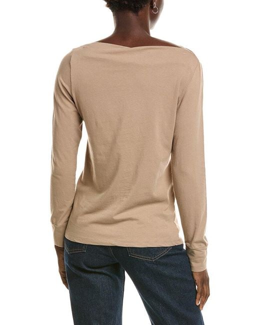 James Perse Natural Boatneck T-Shirt