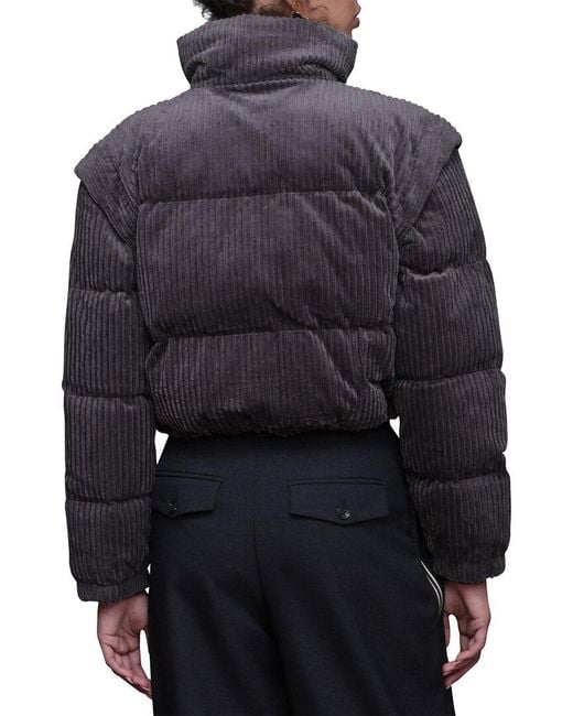 Avec Les Filles Blue Puffer Coat