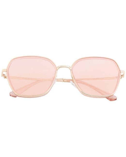 Bertha Pink Emilia 50mm Polarized Sunglasses