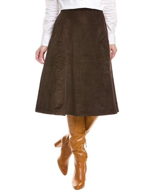 Rag & Bone Brown Melody Corduroy Skirt