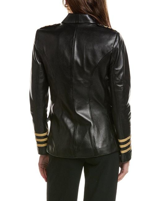 L'Agence Black Kenzie Military Blazer