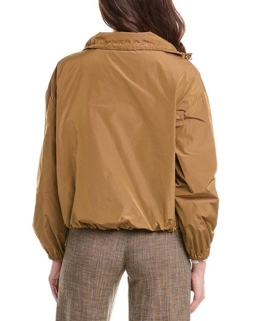 Herno Brown Drawstring Jacket