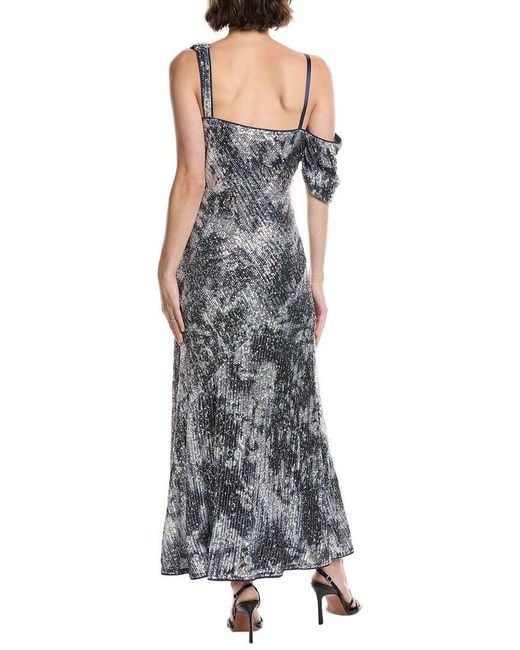 Diane von Furstenberg Gray Joaquin Maxi Dress