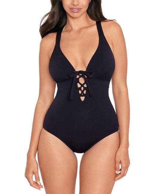Skinny Dippers Blue Jelly Bean Peach One-piece
