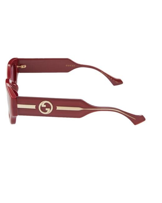 Gucci Red Gg1558Sk 51Mm Sunglasses
