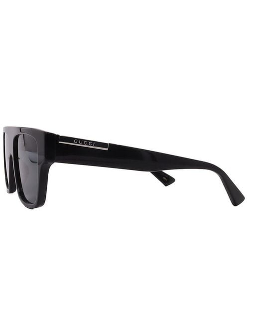 Gucci Black 53Mm Sunglasses for men