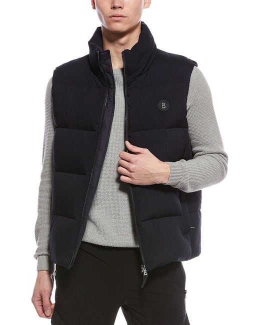Bogner Black Yumo Down Vest for men