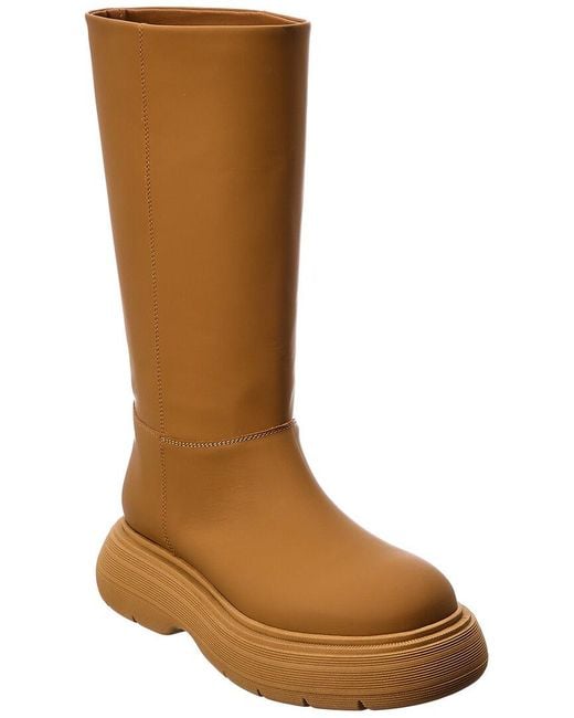 Gia Borghini Brown Marte Leather Boot