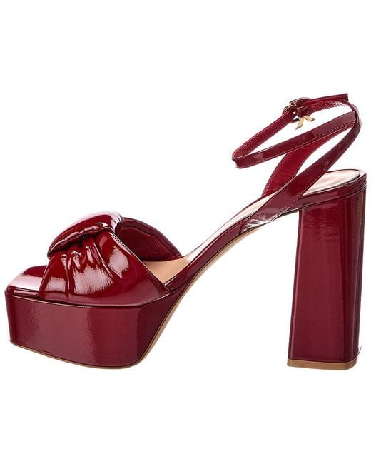 Gianvito Rossi Red 114 Patent Sandal