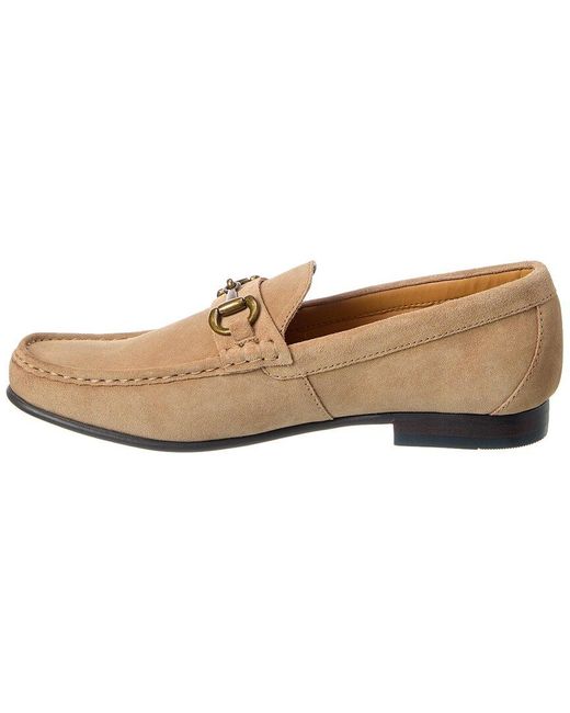 Vince Camuto White Suede Loafer for men