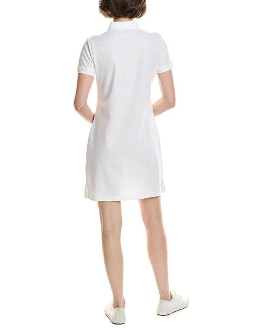 Burberry White Check Mini Dress