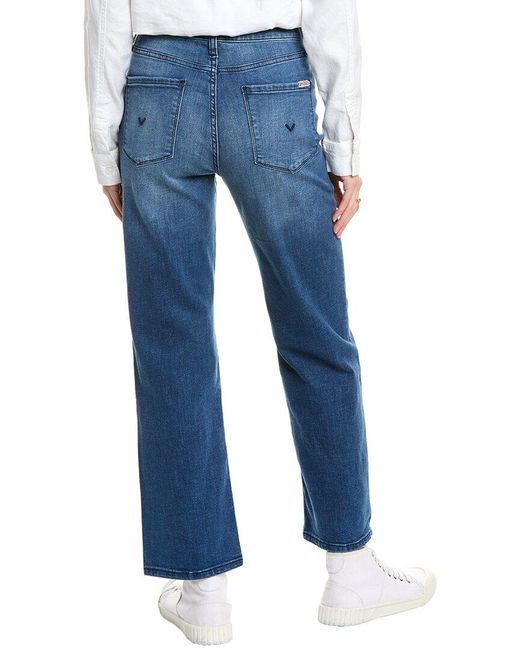 Hudson Blue Noa Jupiter High-Rise Straight Jean